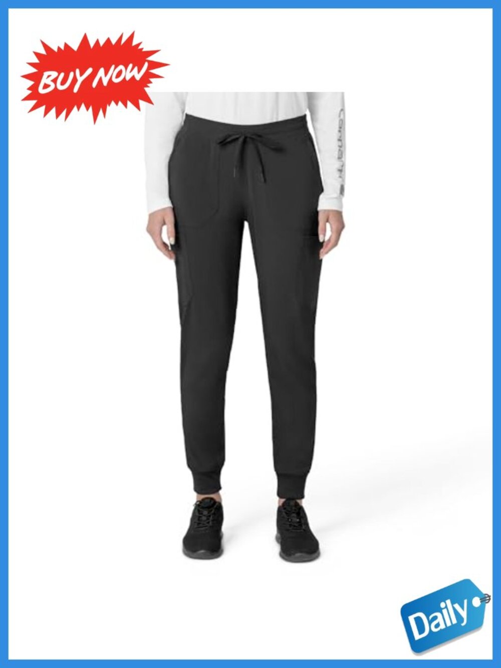 Carhartt Force Cross-Flex Cargo Jogger Scrub Pants Drawstring 8 Pockets